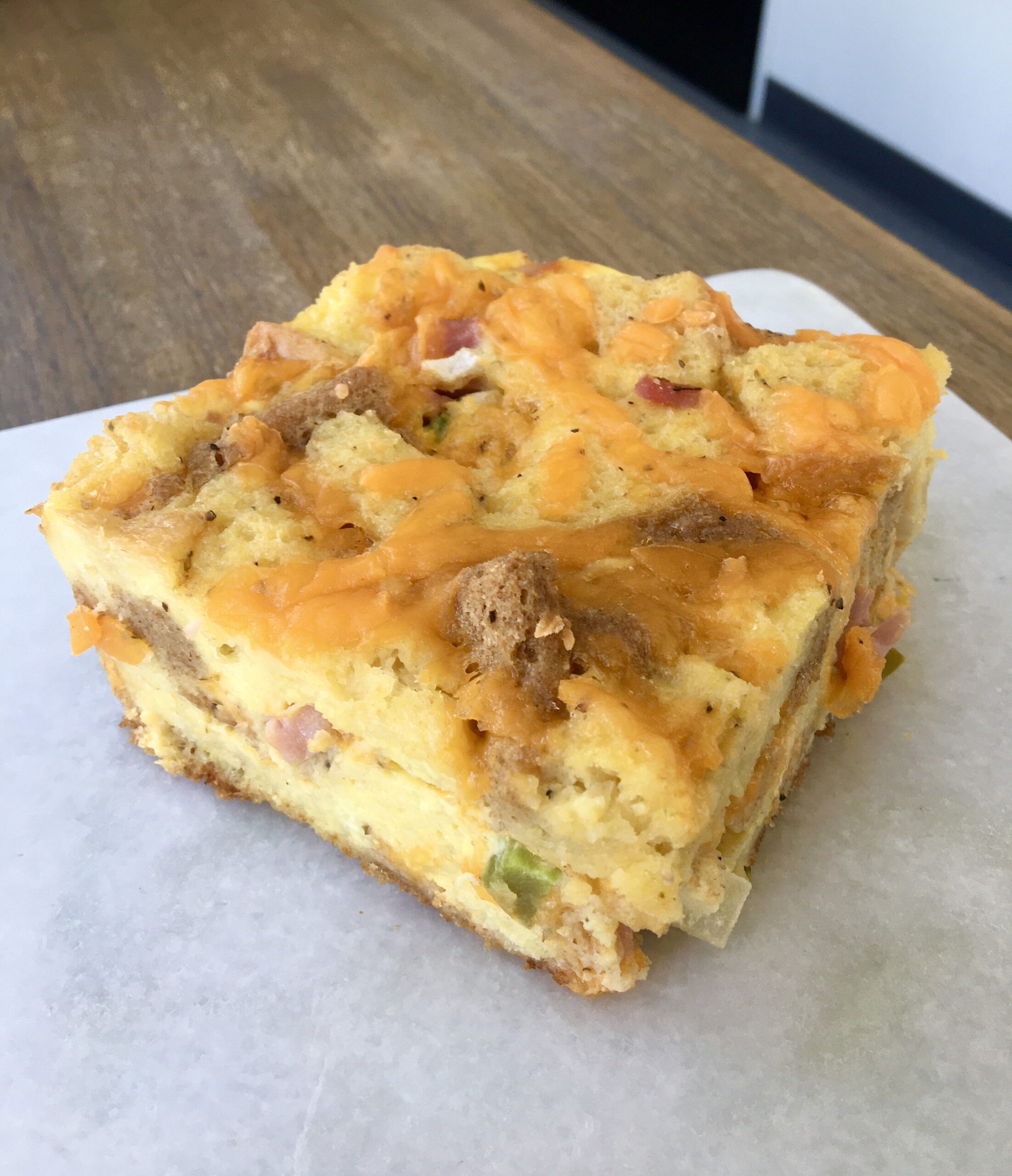 Strata – Spinach/Feta/ Caramelized Onion 8×8 (Sat only)