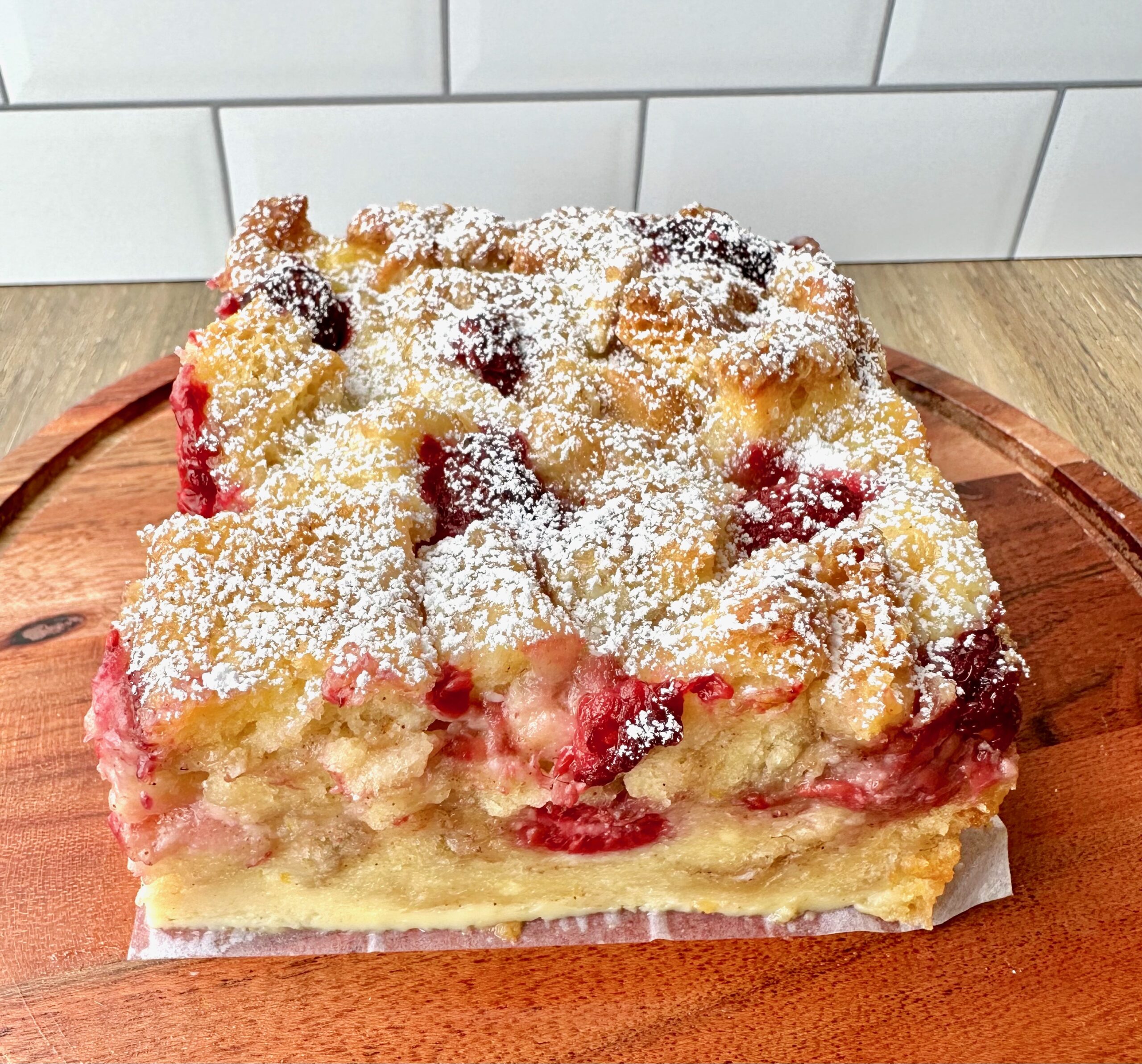Raspberry French Toast Bake – 6 inch round